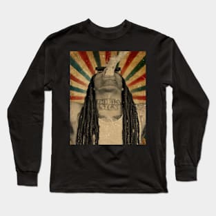 Tyrone William Griffin Jr. // Photo Vintage Retro Look Fan Design Long Sleeve T-Shirt